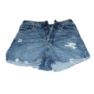 Blue Denim Women's Shorts